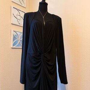ELOQUII Twist Bodice Fitted Dress Size 24